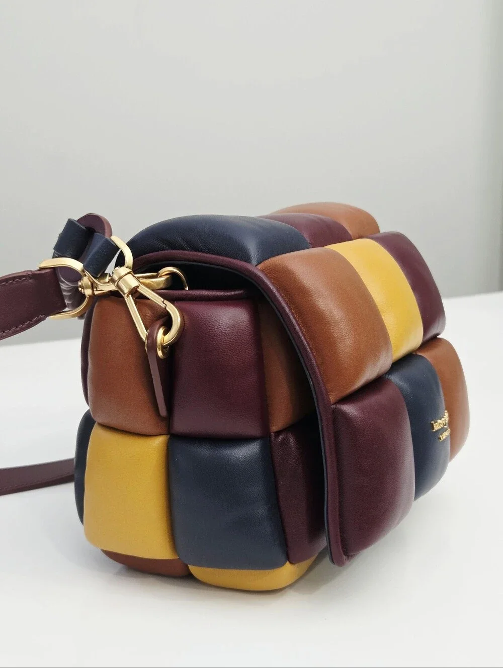 LIKE NEW KATE SPADE BOXXY RUBIX LEATHER BAG - DARK MERLOT